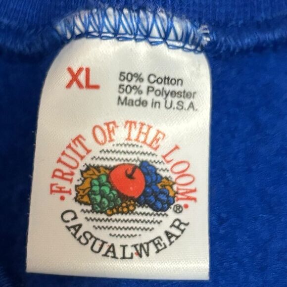 froot of the loom xl blue south padre tx vintage usa short sleeve sweater - Picture 3 of 11